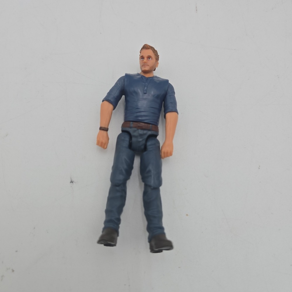 Jurassic World Dino Rivals DINOSAUR TRAINER OWEN 3.75" Action Figure Loose !!!